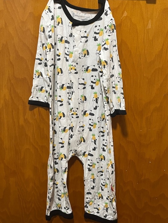 Magnetic Me Other - Magnetic Me Panda with Pineapple Print BodySuit